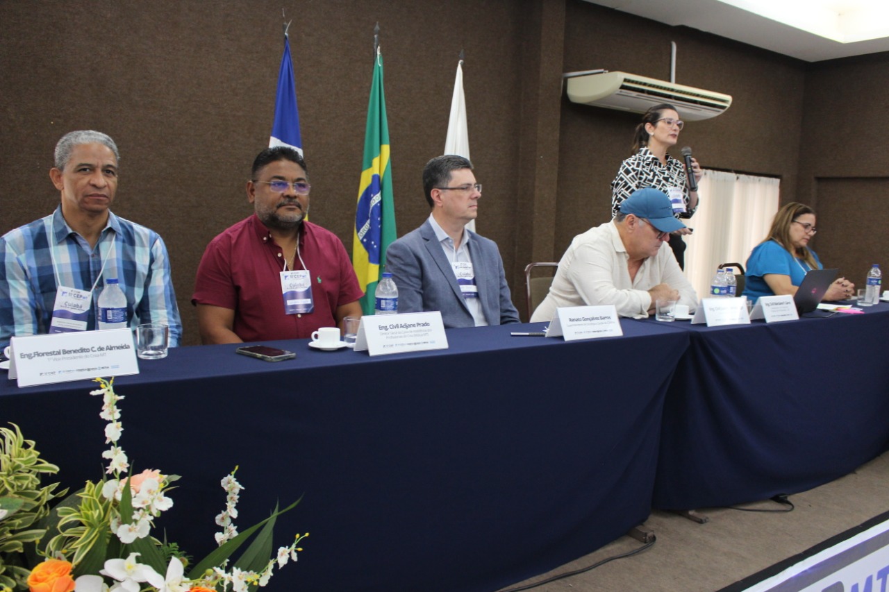Mesa de trabalhos contou com o superintendente de Estratégia e Gestão do Confea, Renato Barros